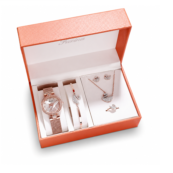 Luxury Swan Jewelry Set