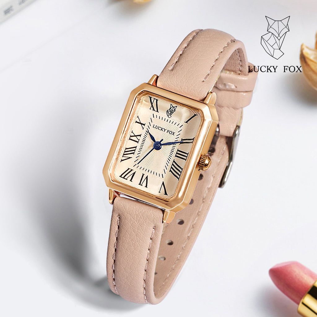 Lucky Fox Vintage Square Watch